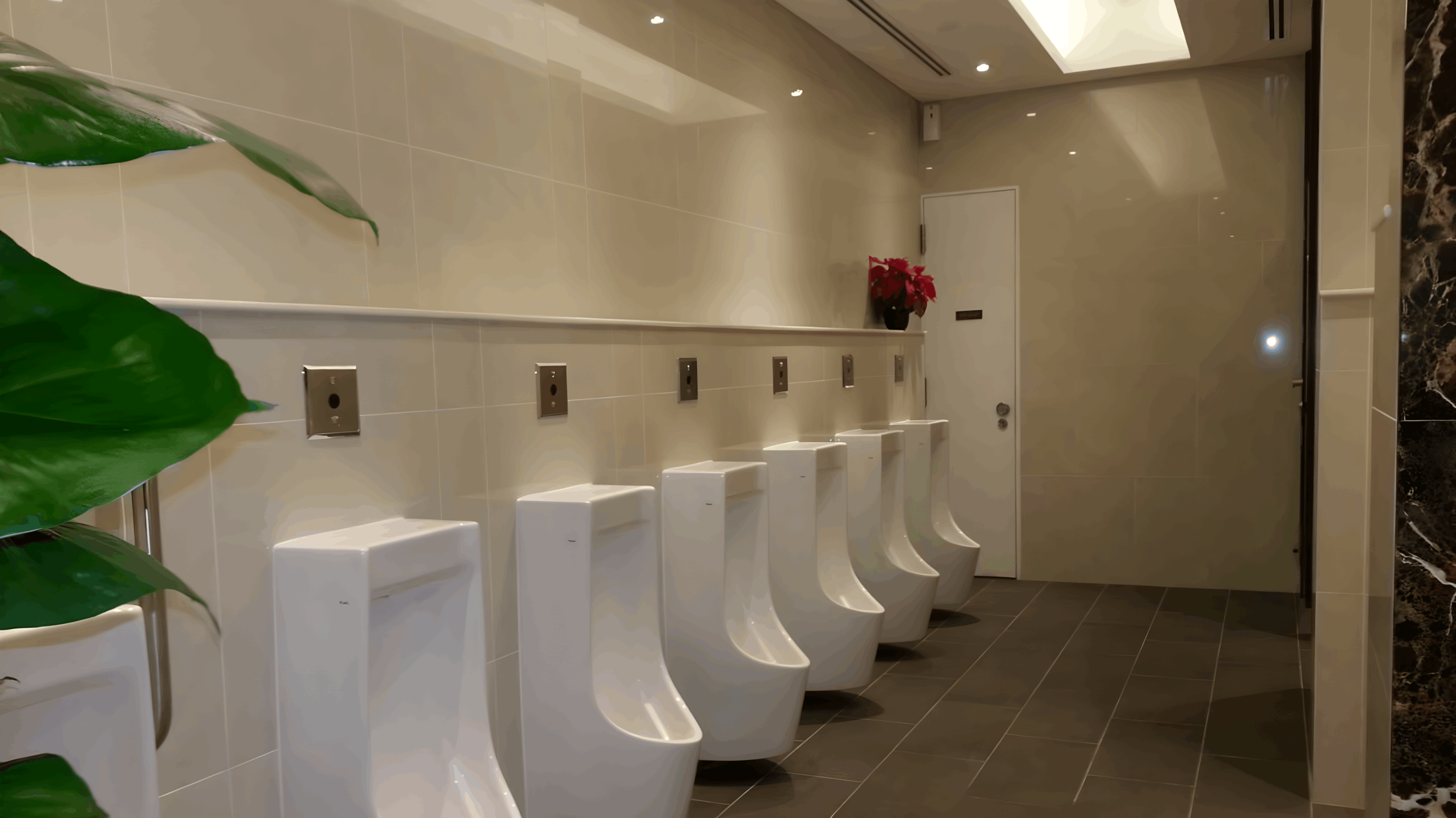 Luxury restroom renovation at Resort World Sentosa Casino with premium fixtures and modern design