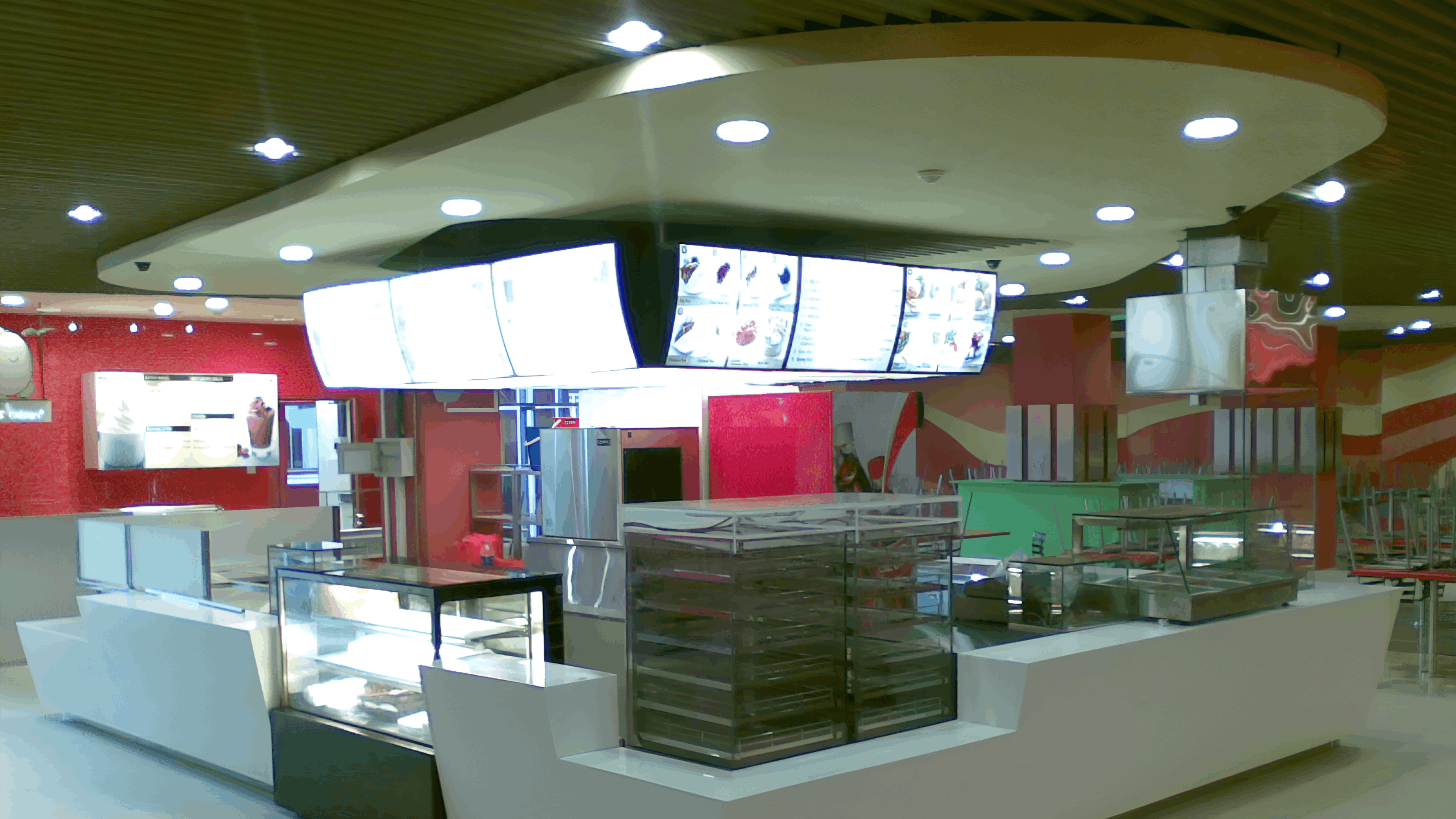 Munch food court renovation at Ngee Ann Polytechnic featuring modern food service equipment and vibrant design