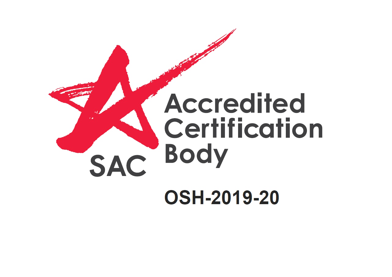 SAC Occupational Safety & Health Certification OSH-2019-20