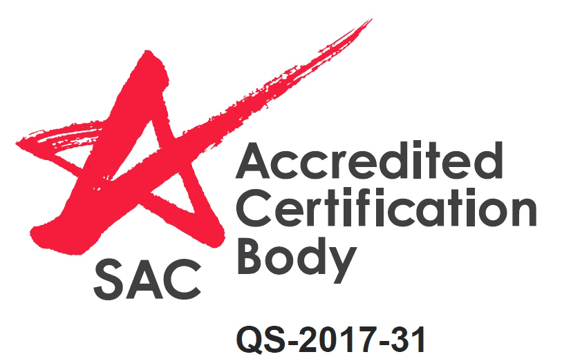 SAC Quality Standards Certification QS-2017-31